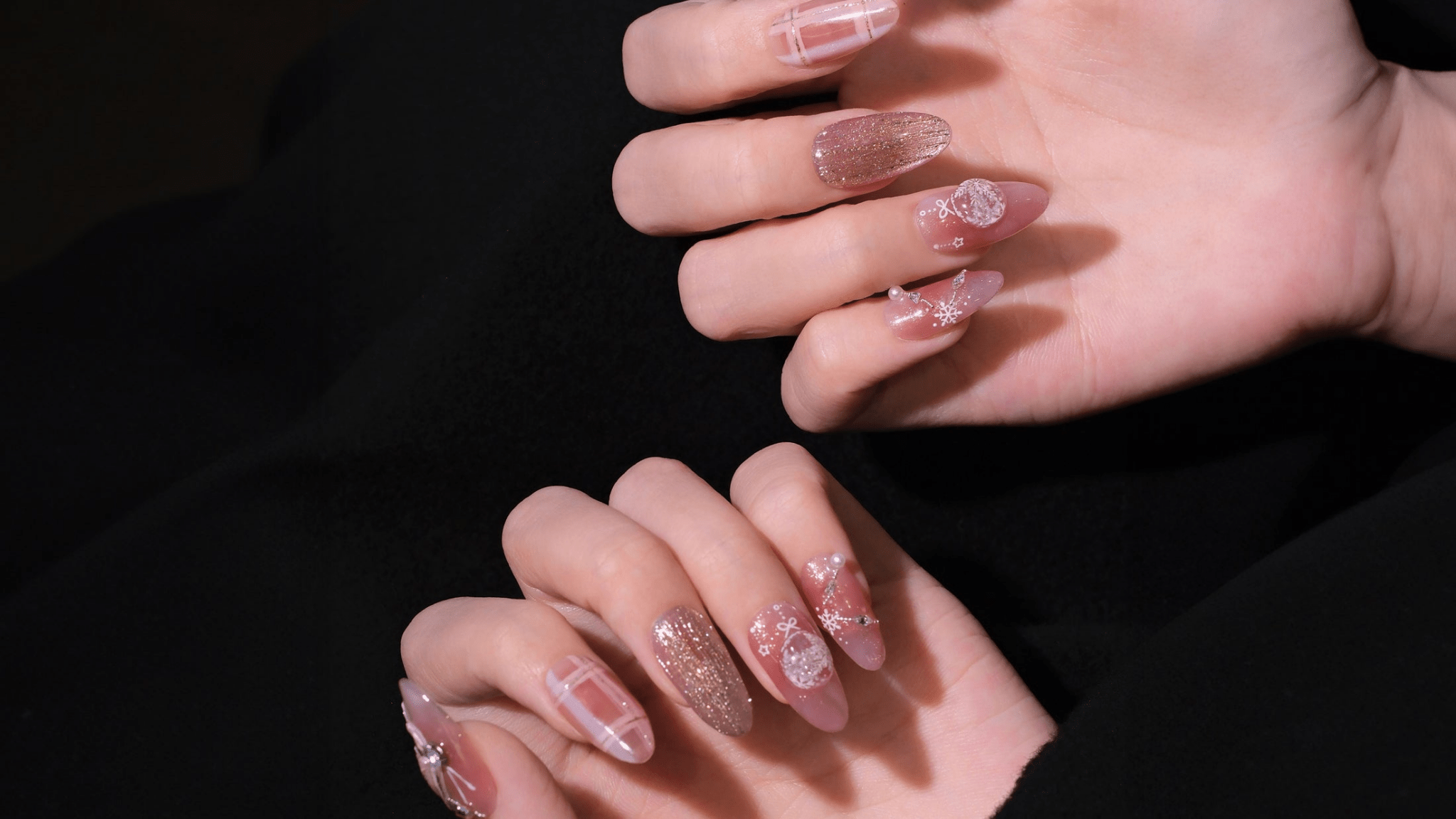 Floral Nails - Clawcreature - Handmade Press-on Nails