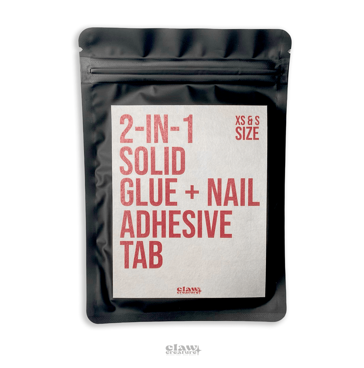 2 - in - 1 UV Nail Adhesive Tab - UV Adhesive Tab by Clawcreature - Handmade Press - on Nails