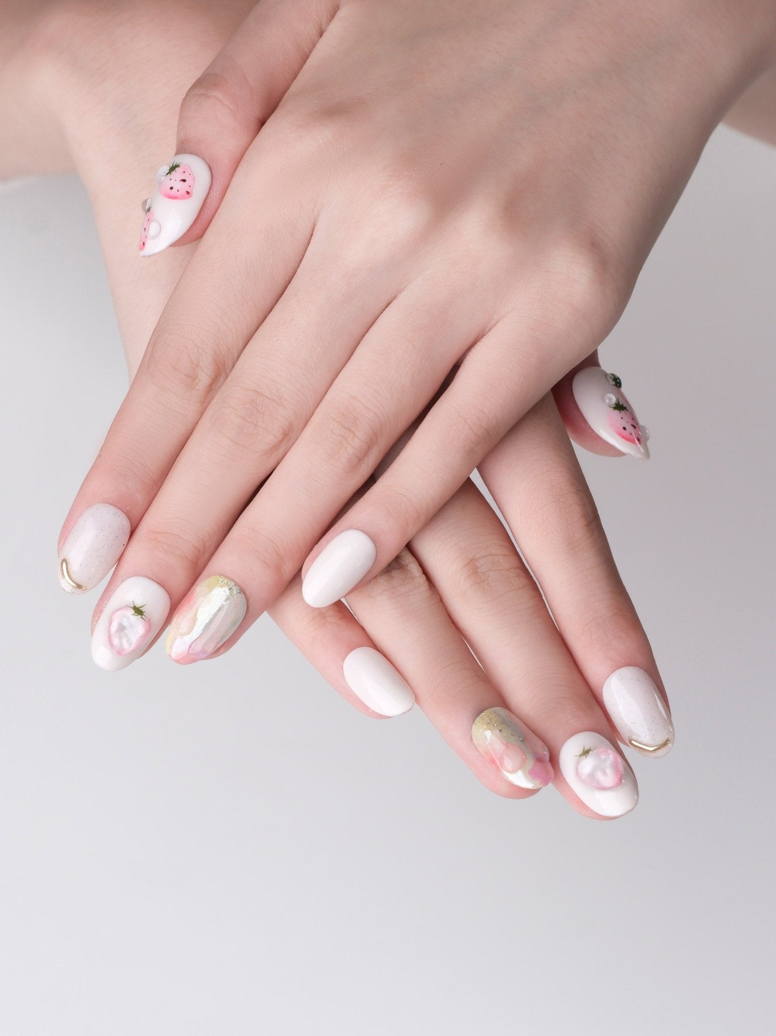 Berry Blush - Handmade Press on Nails by Clawcreature - Handmade Press - on Nails