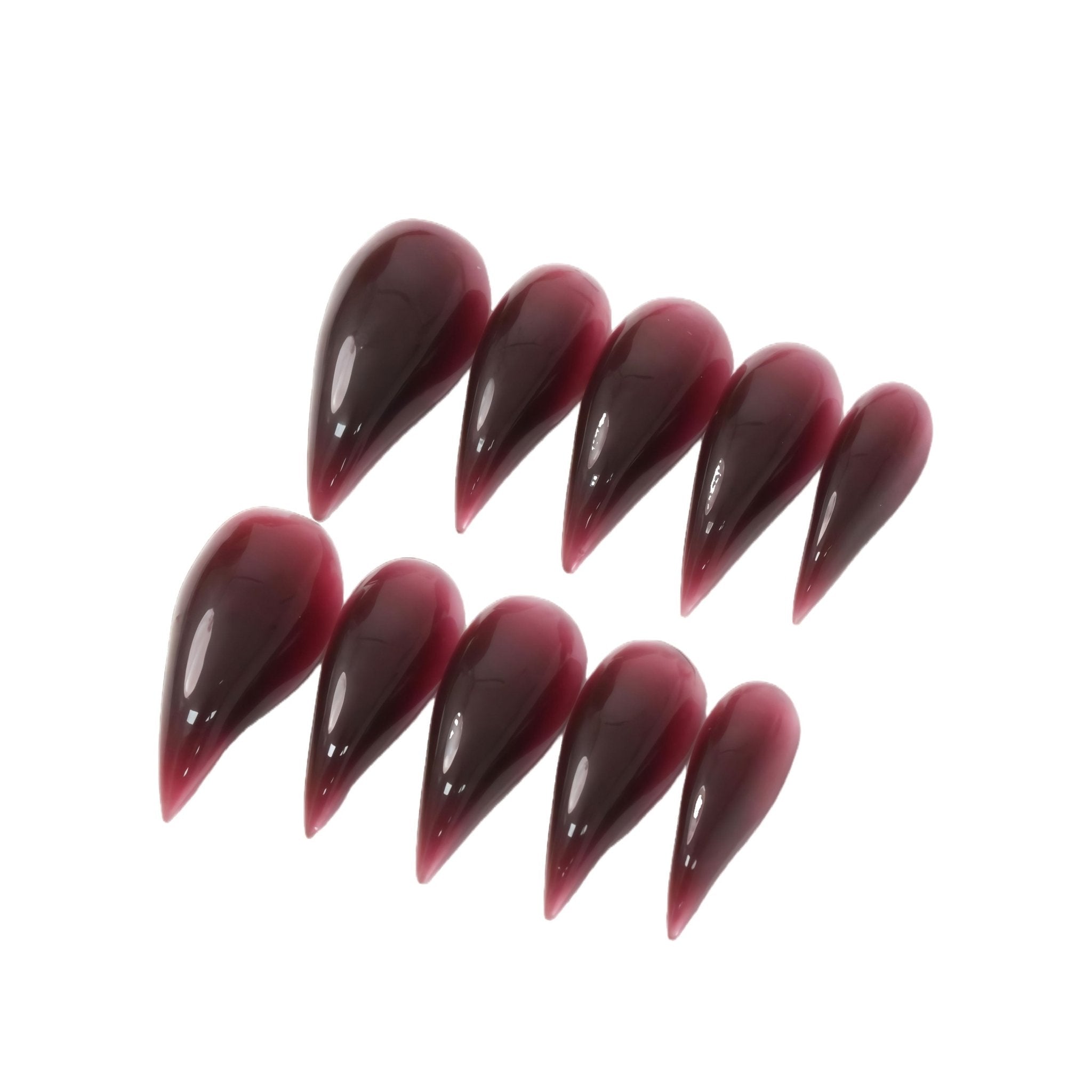 Bloody Valentine - Handmade Press on Nails by Clawcreature - Handmade Press - on Nails