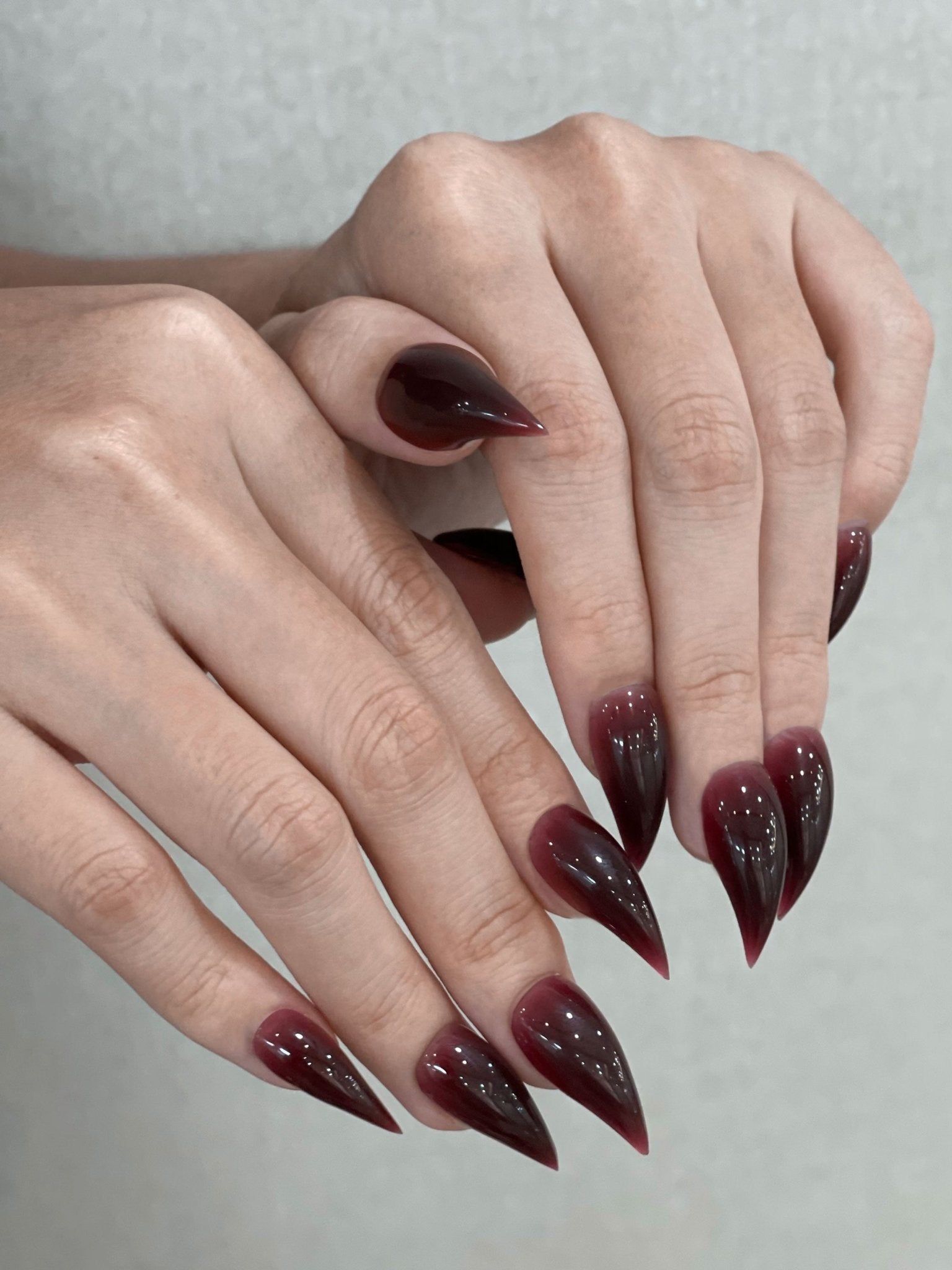 Bloody Valentine - Handmade Press on Nails by Clawcreature - Handmade Press - on Nails