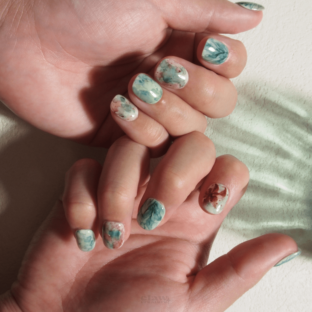 Botanical Dream - Handmade Press on Nails by Clawcreature - Handmade Press - on Nails