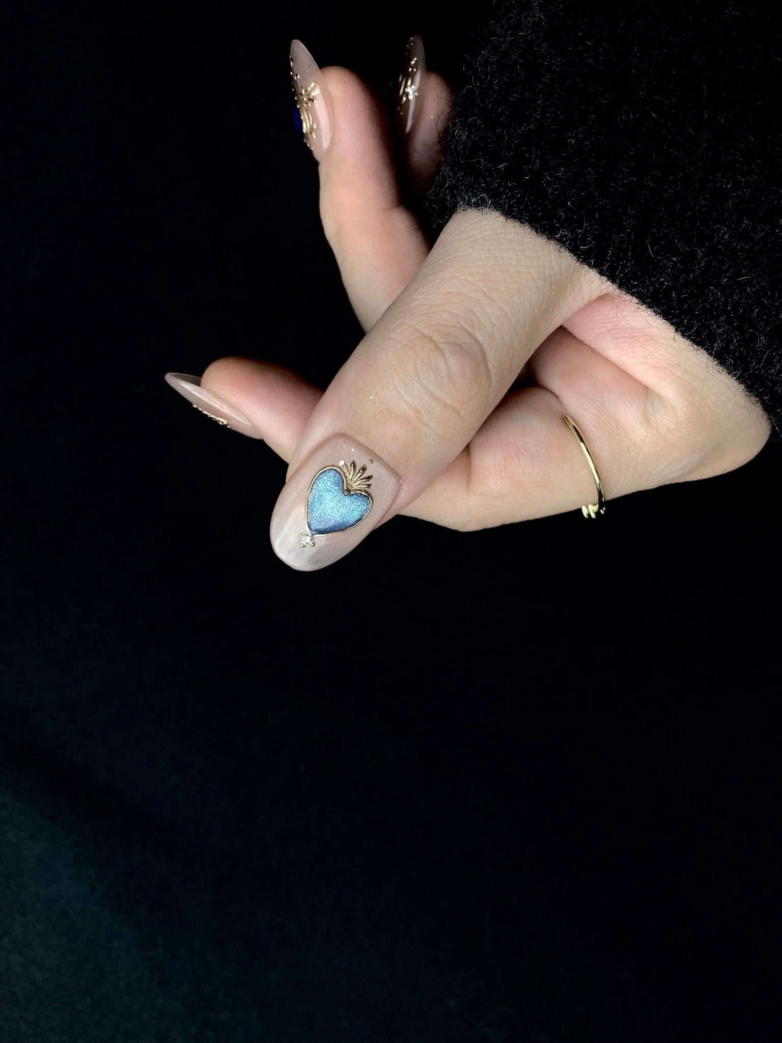 Crown Jewels - Handmade Press on Nails by Clawcreature - Handmade Press - on Nails