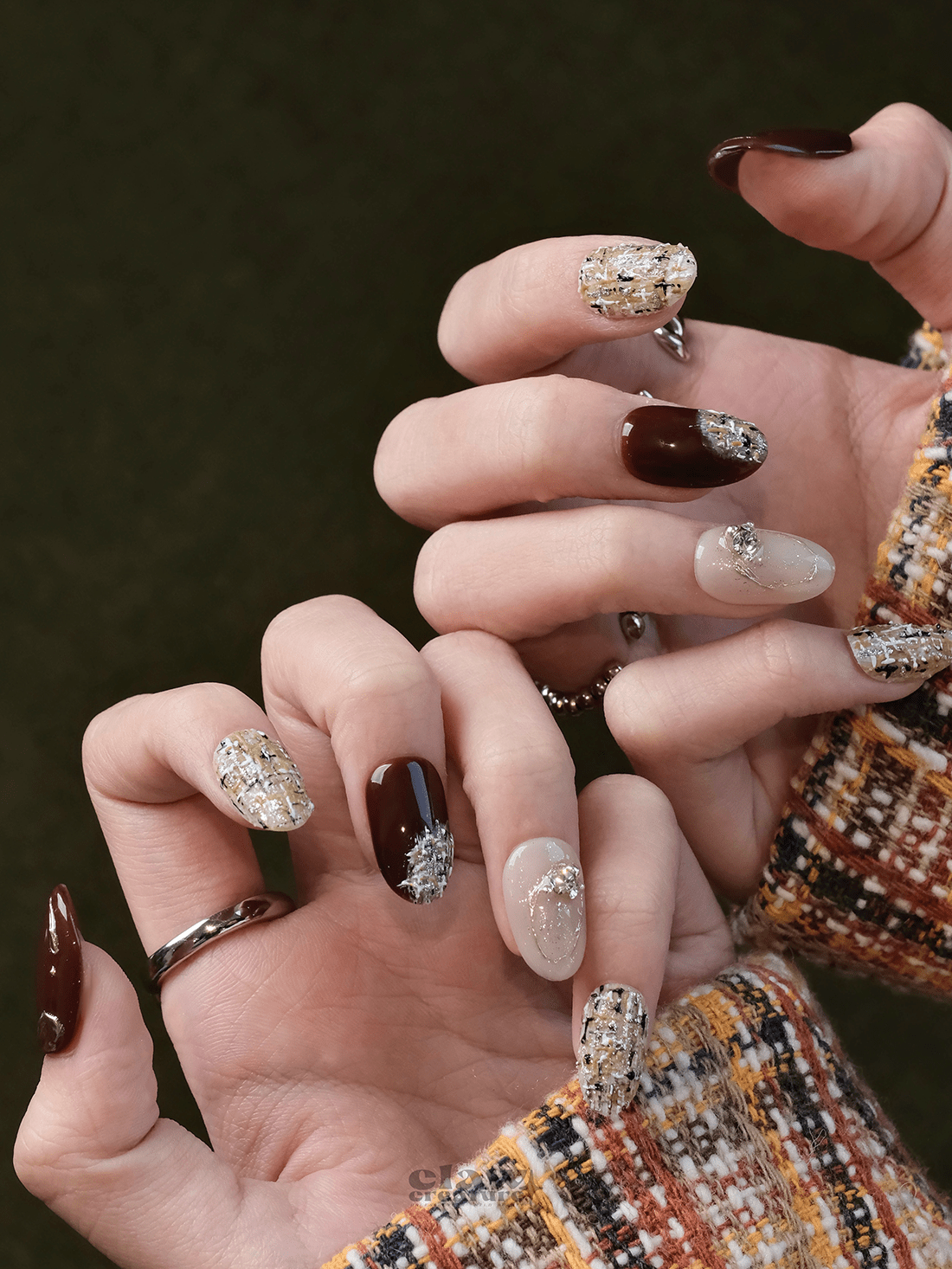 Radiant Joy - Handmade Press on Nails by Clawcreature - Handmade Press - on Nails