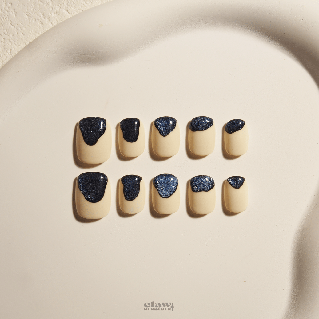 Stardust Chic - Handmade Press on Nails by Clawcreature - Handmade Press - on Nails