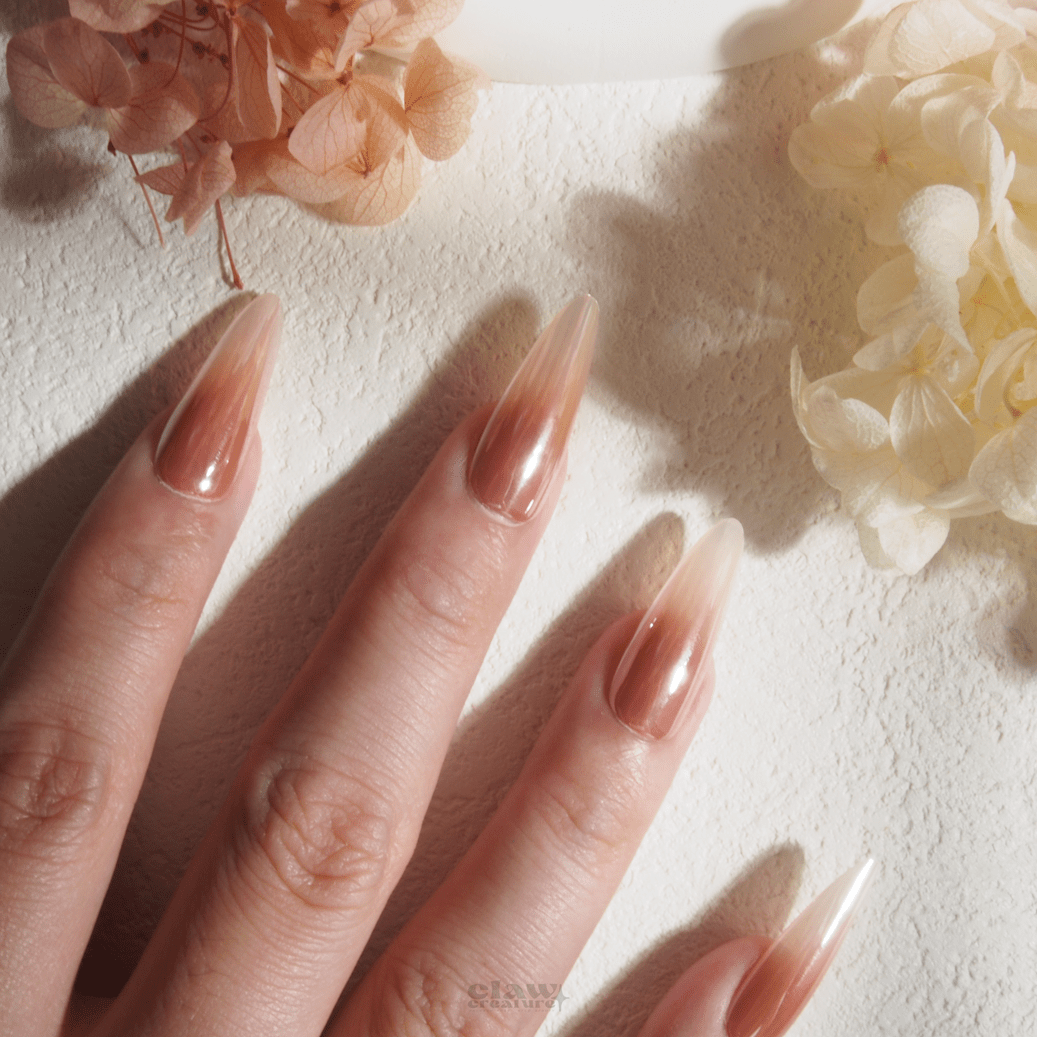 Sunset Glow - Handmade Press on Nails by Clawcreature - Handmade Press - on Nails