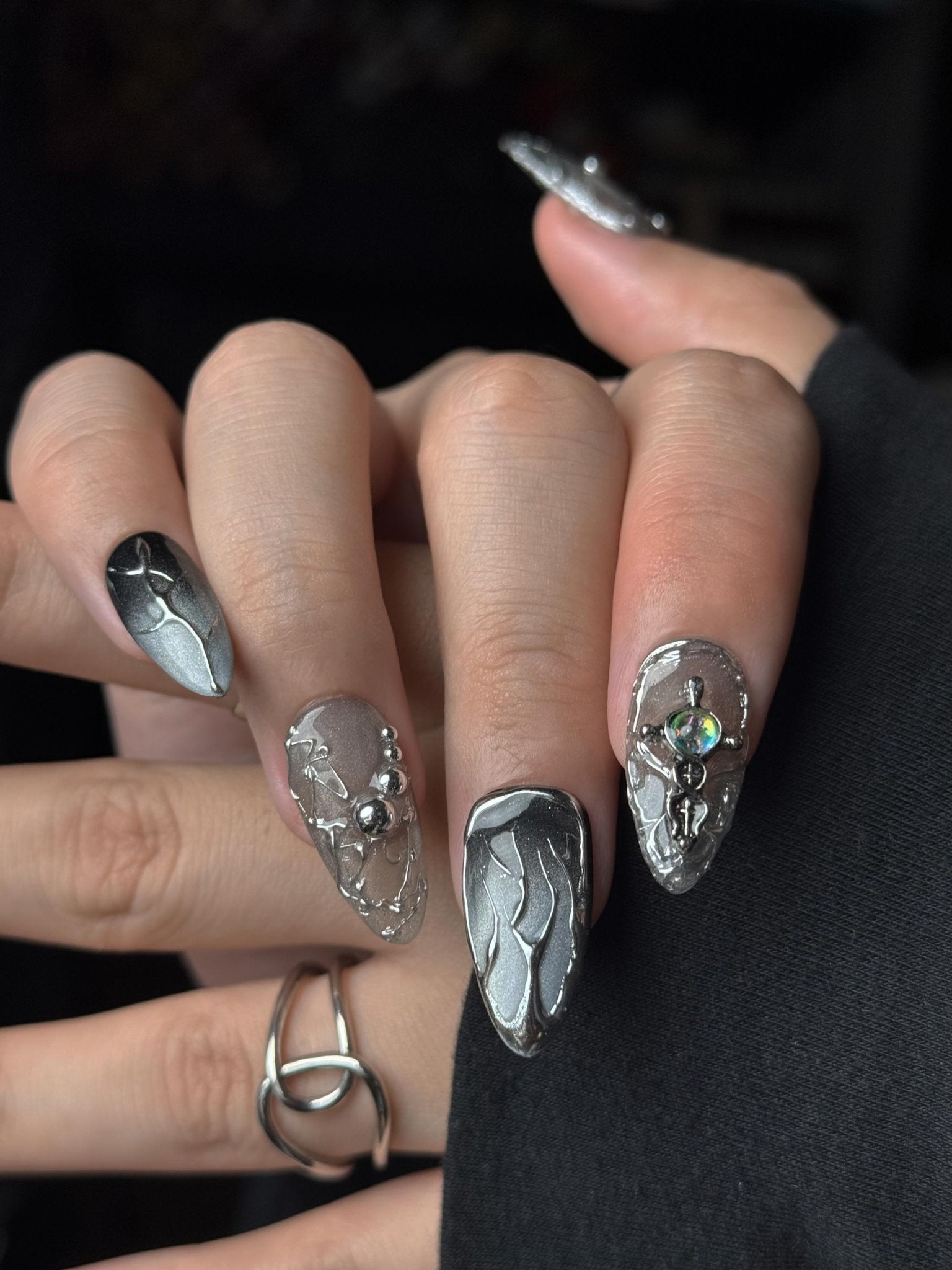 Tree of Life - Handmade Press on Nails by Clawcreature - Handmade Press - on Nails