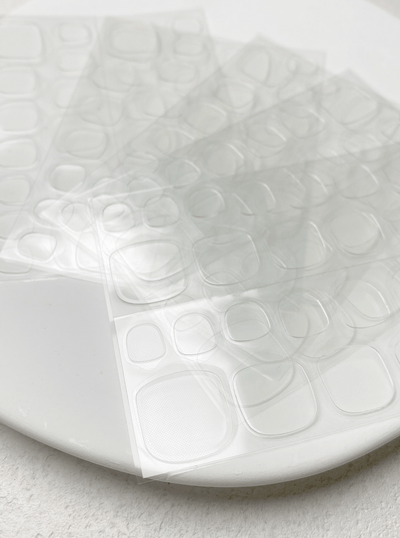 2 - in - 1 UV Nail Adhesive Tab - UV Adhesive Tab by Clawcreature - Handmade Press - on Nails