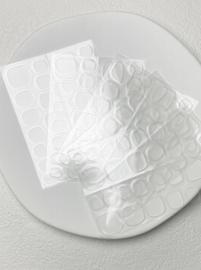 2 - in - 1 UV Nail Adhesive Tab - UV Adhesive Tab by Clawcreature - Handmade Press - on Nails