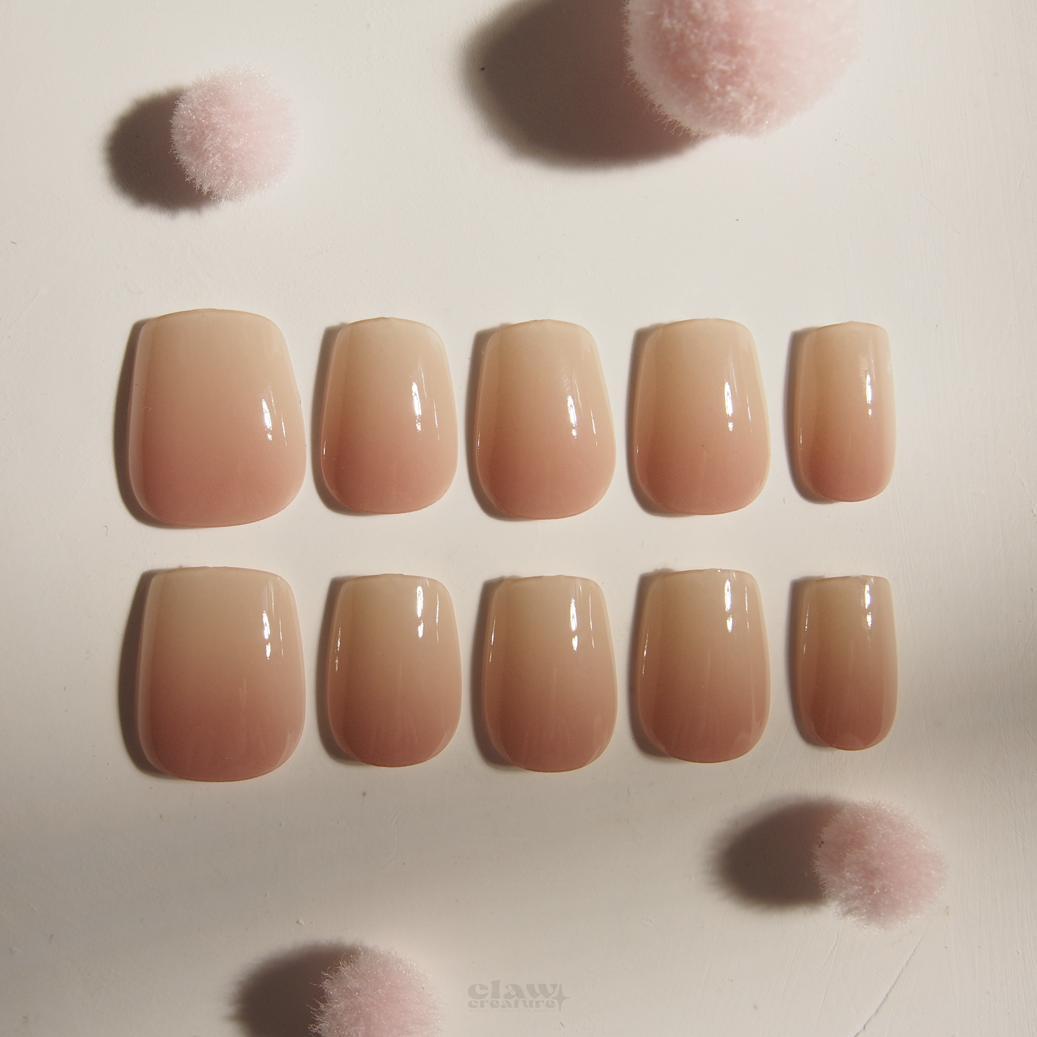 Blush Bliss Handmade Press-on Nails by Claw Creature