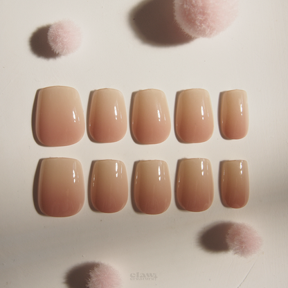 Blush Bliss Handmade Press-on Nails by Claw Creature