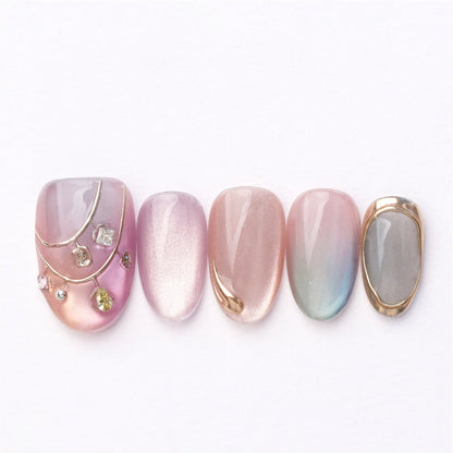 Aurora I - Handmade Press on Nails by Clawcreature - Handmade Press - on Nails