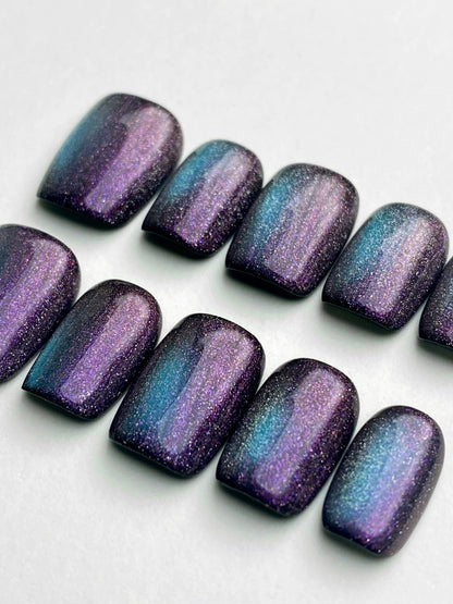 Aurora II - Handmade Press on Nails by Clawcreature - Handmade Press - on Nails