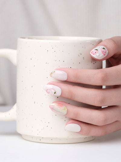 Berry Blush - Handmade Press on Nails by Clawcreature - Handmade Press - on Nails