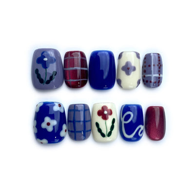 Bloom Theory - Handmade Press on Nails by Clawcreature - Handmade Press - on Nails