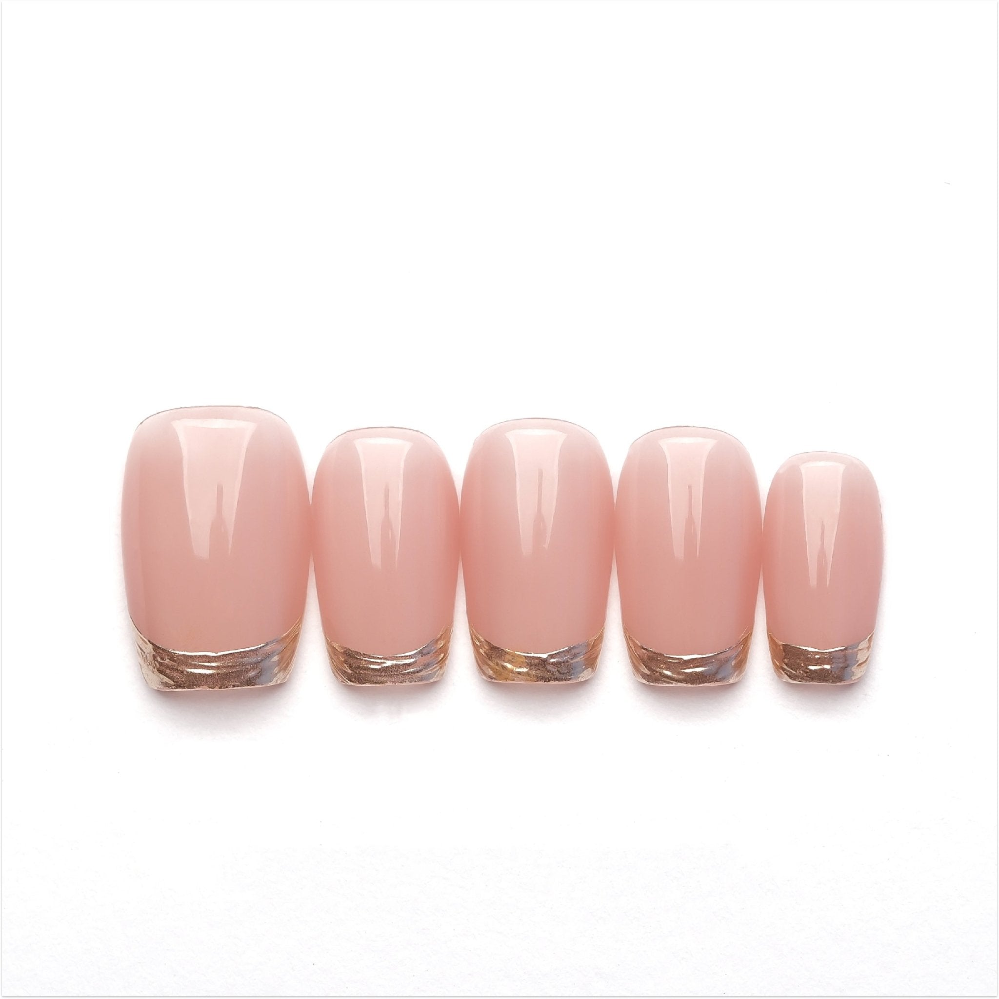 Blush Dipped - Handmade Press on Nails by Clawcreature - Handmade Press - on Nails