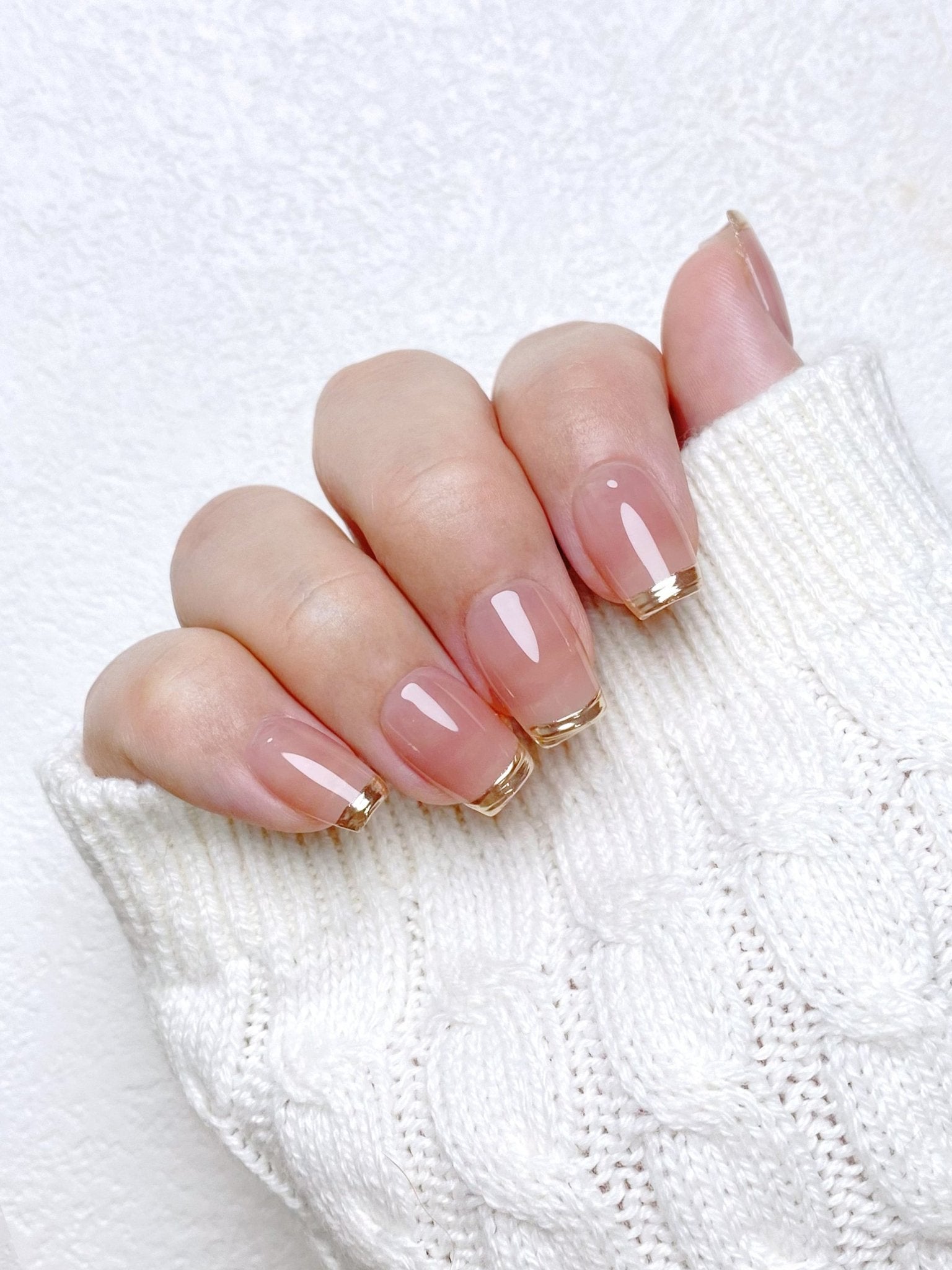 Blush Dipped - Handmade Press on Nails by Clawcreature - Handmade Press - on Nails