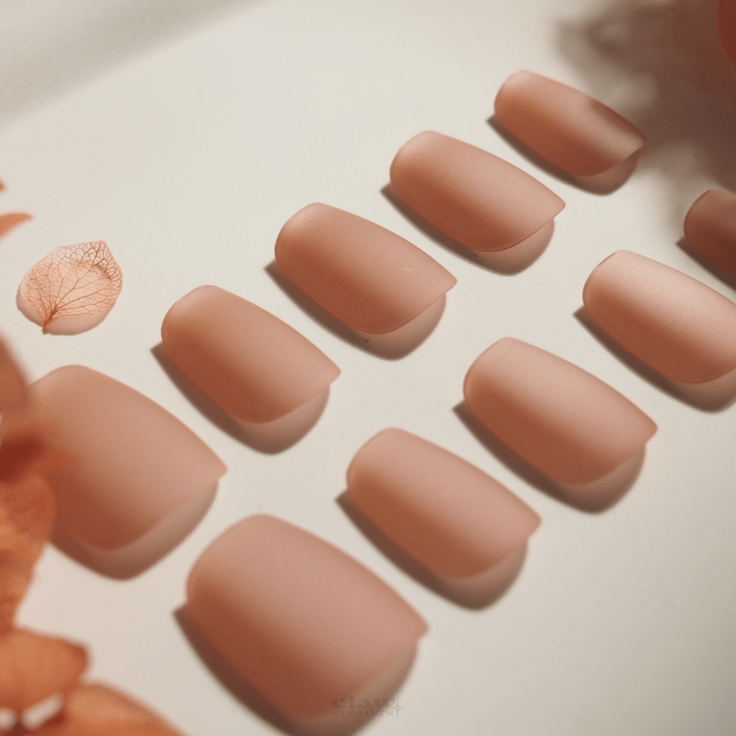 Blush Matte - Handmade Press on Nails by Clawcreature - Handmade Press - on Nails