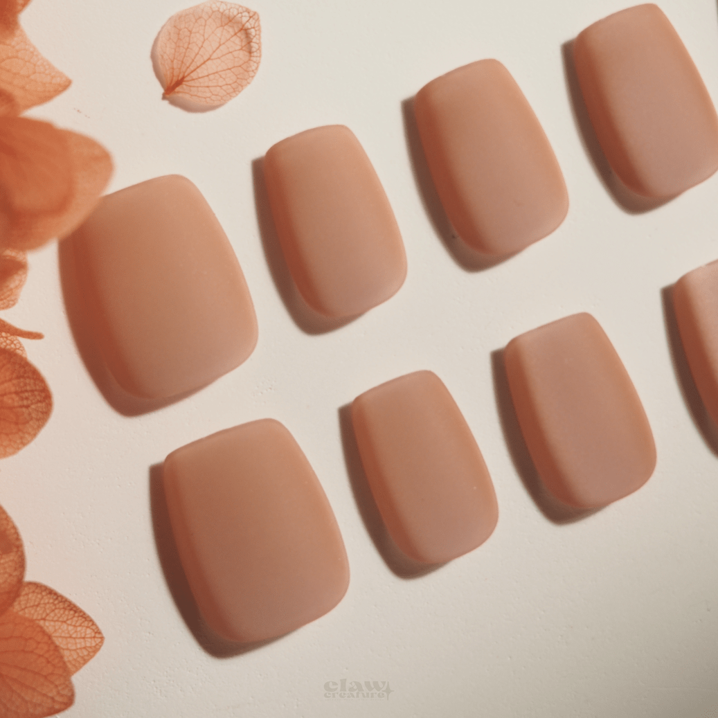 Blush Matte - Handmade Press on Nails by Clawcreature - Handmade Press - on Nails
