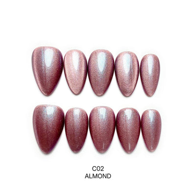 Cat Eye Collection - Handmade Press on Nails by Clawcreature - Handmade Press - on Nails