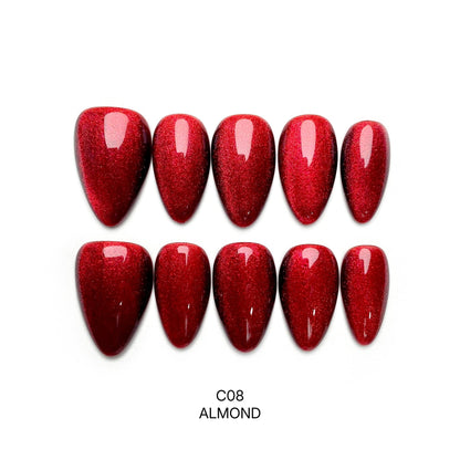 Cat Eye Collection - Handmade Press on Nails by Clawcreature - Handmade Press - on Nails