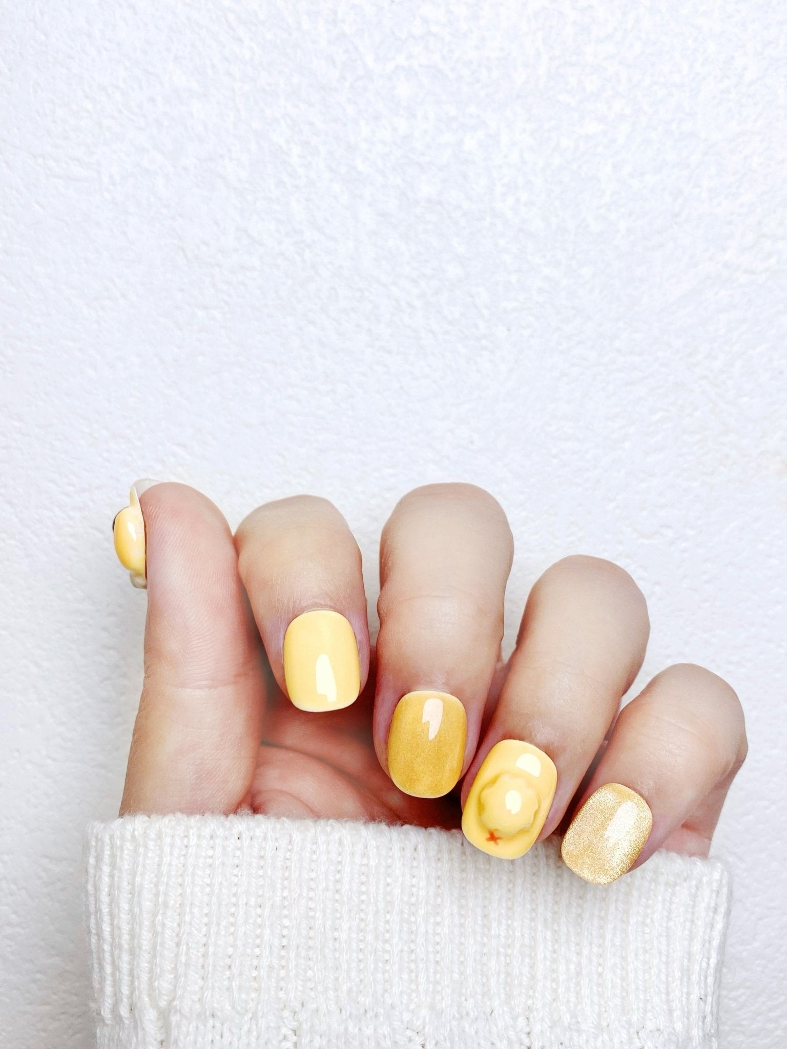 Coco the Poodle - Handmade Press on Nails by Clawcreature - Handmade Press - on Nails