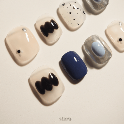 Cosmic Chic - Handmade Press on Nails by Clawcreature - Handmade Press - on Nails