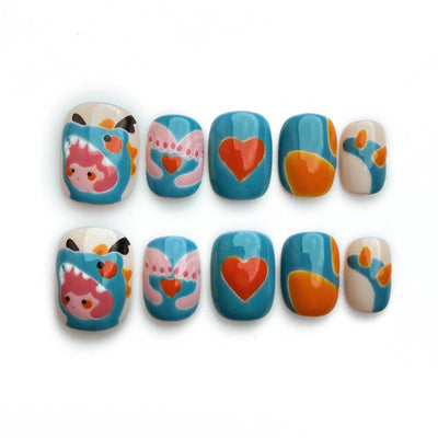 Dragon Blessing - Handmade Press on Nails by Clawcreature - Handmade Press - on Nails