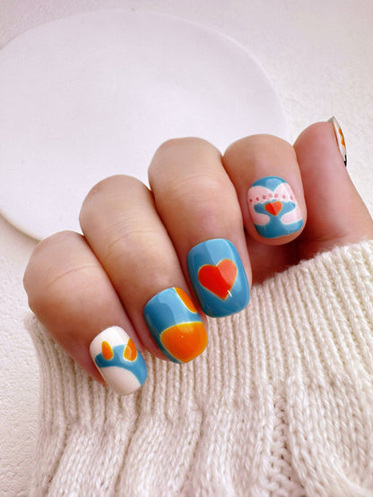 Dragon Blessing - Handmade Press on Nails by Clawcreature - Handmade Press - on Nails