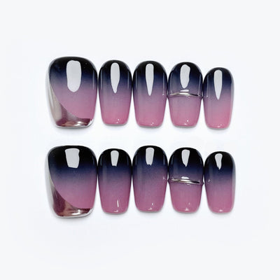 Dusk Ombre - Handmade Press on Nails by Clawcreature - Handmade Press - on Nails