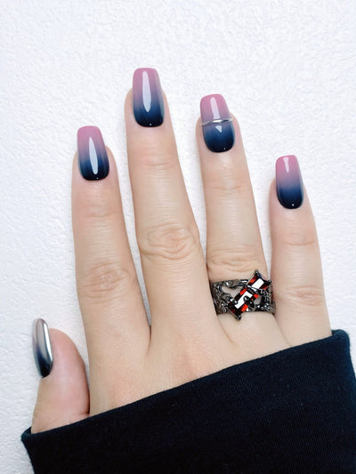 Dusk Ombre - Handmade Press on Nails by Clawcreature - Handmade Press - on Nails