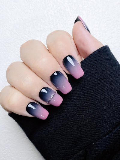 Dusk Ombre - Handmade Press on Nails by Clawcreature - Handmade Press - on Nails