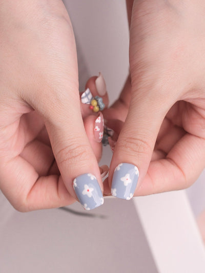Flower Pop - Handmade Press on Nails by Clawcreature - Handmade Press - on Nails