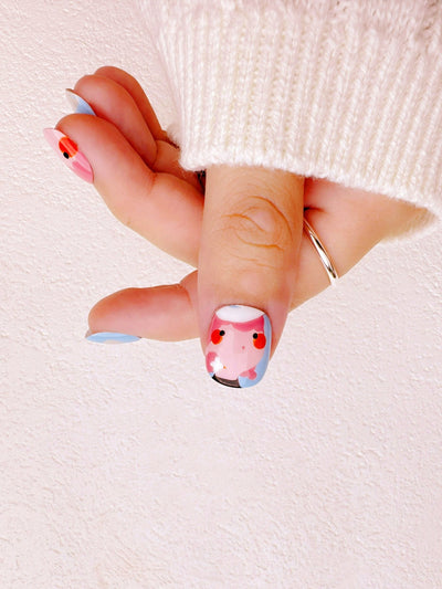 Fly like a Bird - Handmade Press on Nails by Clawcreature - Handmade Press - on Nails