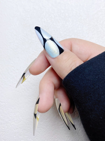 Frostbite - Handmade Press on Nails by Clawcreature - Handmade Press - on Nails