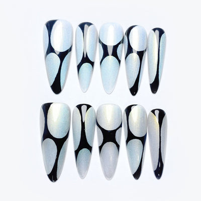 Frostbite - Handmade Press on Nails by Clawcreature - Handmade Press - on Nails