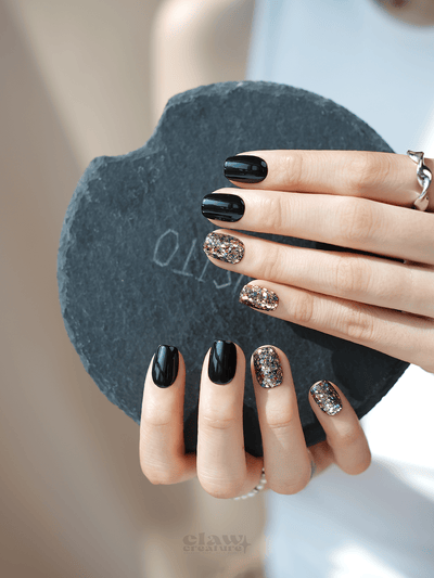 Hey Girl - Handmade Press on Nails by Clawcreature - Handmade Press - on Nails