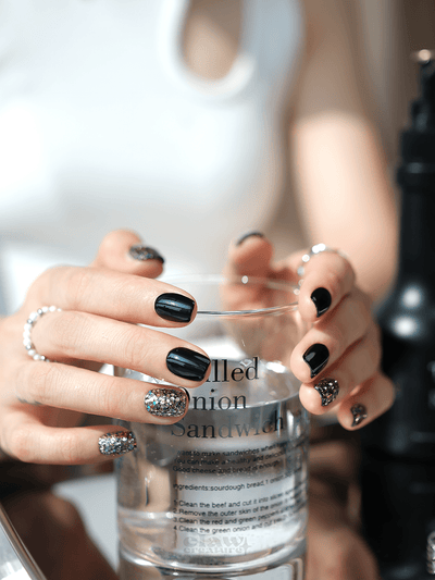 Hey Girl - Handmade Press on Nails by Clawcreature - Handmade Press - on Nails