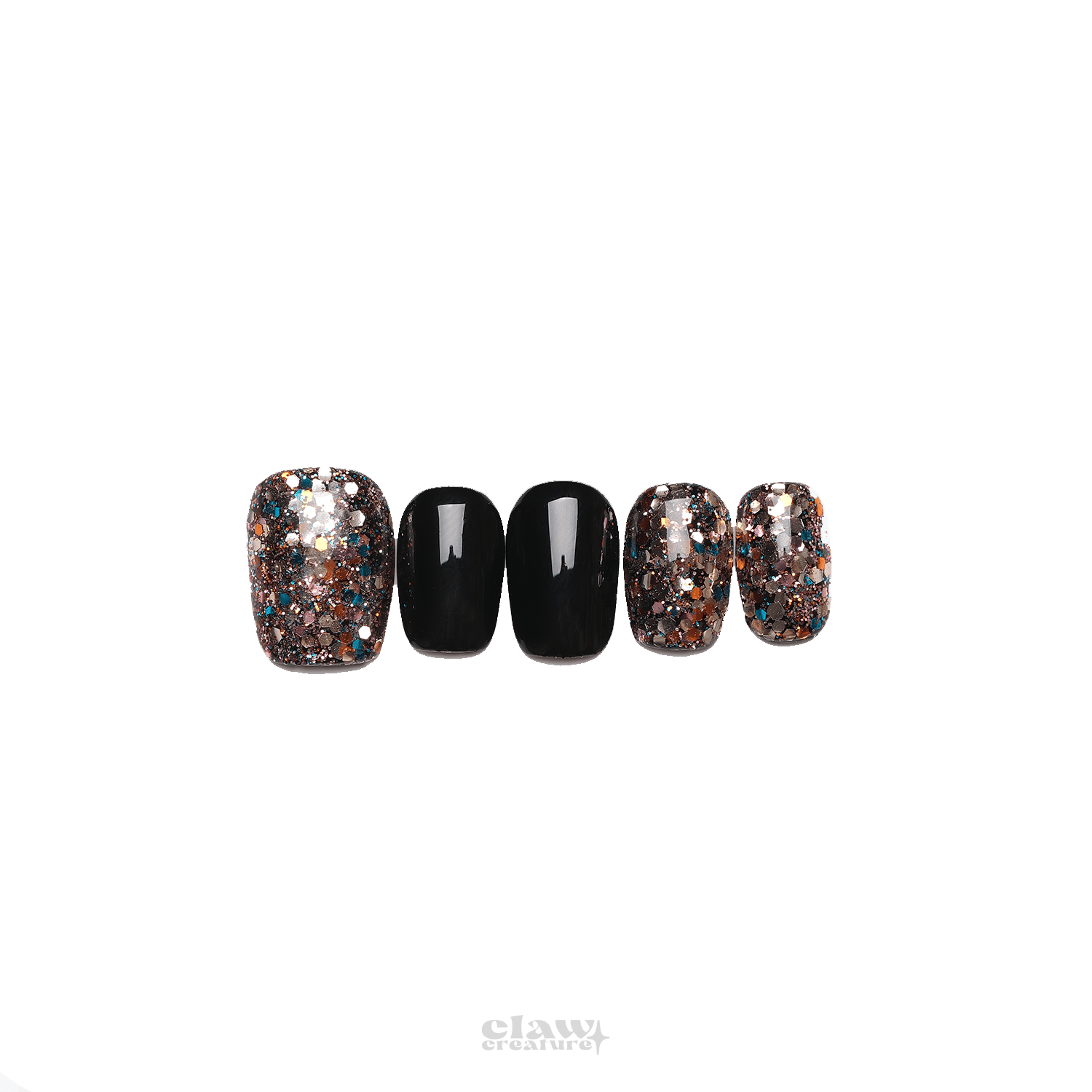 Hey Girl - Handmade Press on Nails by Clawcreature - Handmade Press - on Nails