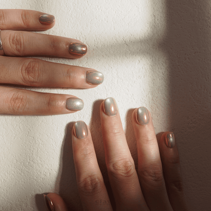 Holographic Aura - Handmade Press on Nails by Clawcreature - Handmade Press - on Nails