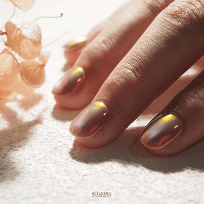 Iridescent Sunset - Handmade Press on Nails by Clawcreature - Handmade Press - on Nails