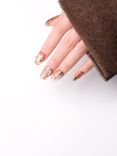 Kingyo - Handmade Press on Nails by Clawcreature - Handmade Press - on Nails