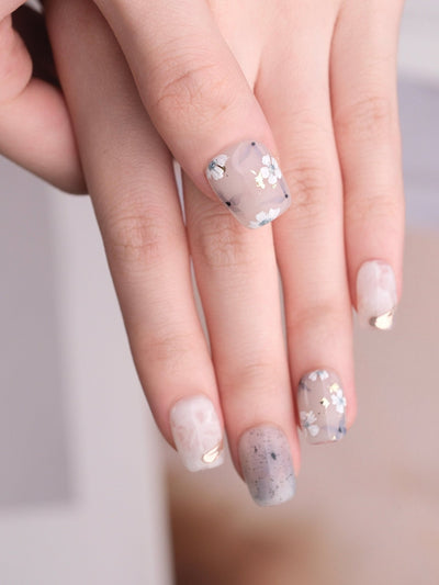 Kiri - Handmade Press on Nails by Clawcreature - Handmade Press - on Nails