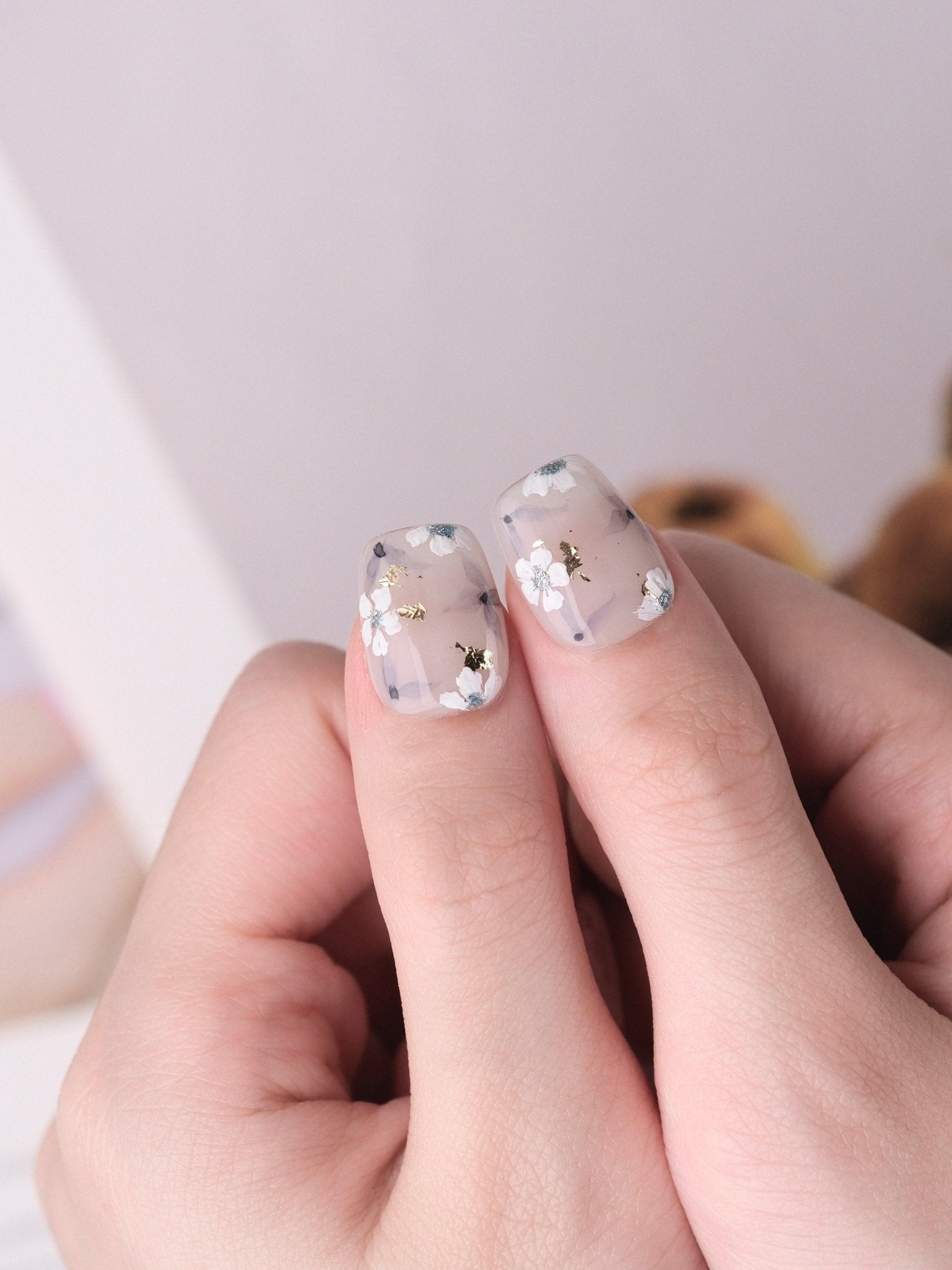 Kiri - Handmade Press on Nails by Clawcreature - Handmade Press - on Nails