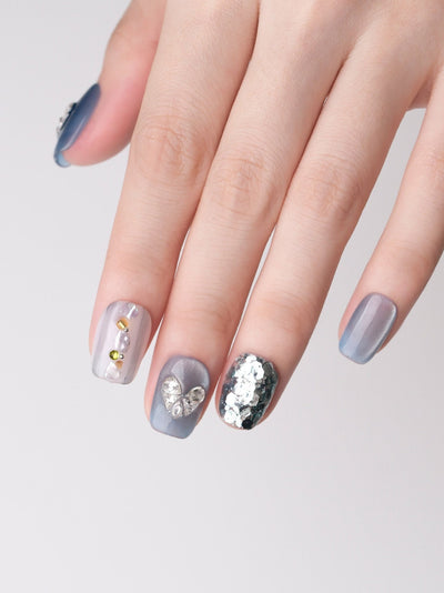 Love Ocean - Handmade Press on Nails by Clawcreature - Handmade Press - on Nails