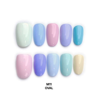 Macaron Collection - Handmade Press on Nails by Clawcreature - Handmade Press - on Nails