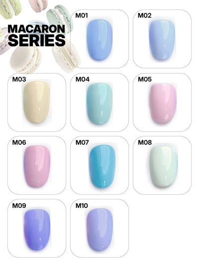 Macaron Collection - Handmade Press on Nails by Clawcreature - Handmade Press - on Nails
