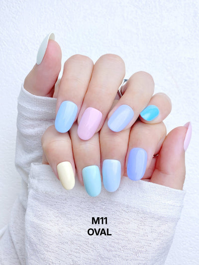 Macaron Collection - Handmade Press on Nails by Clawcreature - Handmade Press - on Nails