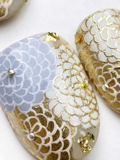 Midas Touch - Handmade Press on Nails by Clawcreature - Handmade Press - on Nails