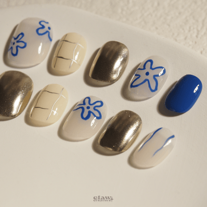 Modern Muse - Handmade Press on Nails by Clawcreature - Handmade Press - on Nails